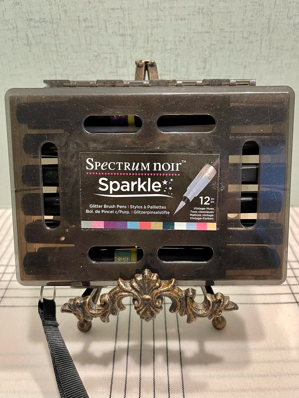 Spectrum Noir Sparkle Glitter Brush Pens - Assorted Colors VINTAGE HUES SET. HTF